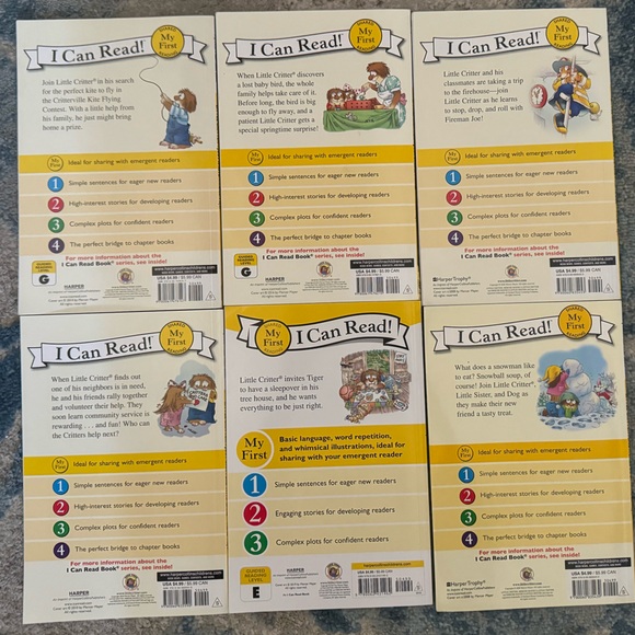 I Can Read by Mercer Mayer. Set of 6 My first reading books - Picture 2 of 2